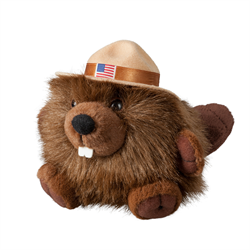 BEAVER WITH HAT