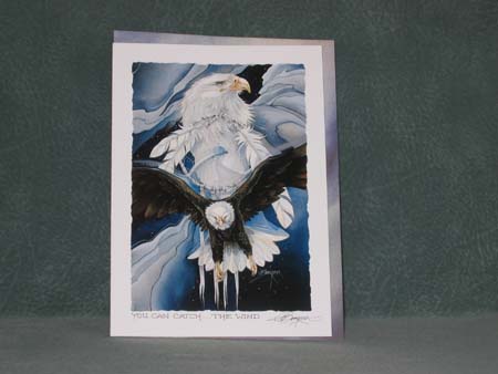 EAGLE ART CARD - YOU CATCH THE WIND