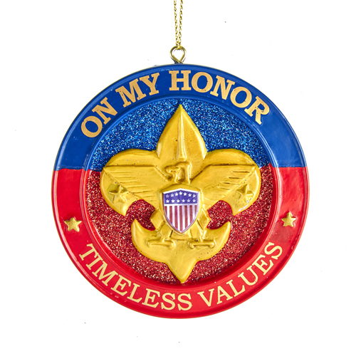 1. ON MY HONOR TIMELESS VALUES ORNAMENT