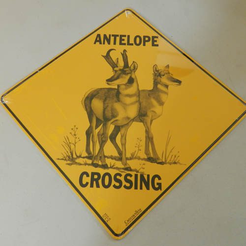 Antelope Crossing Sign 2015