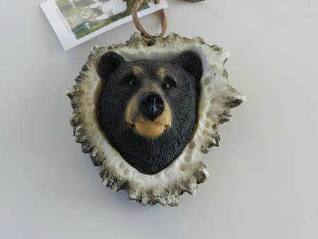 Black Bear Head Ornament
