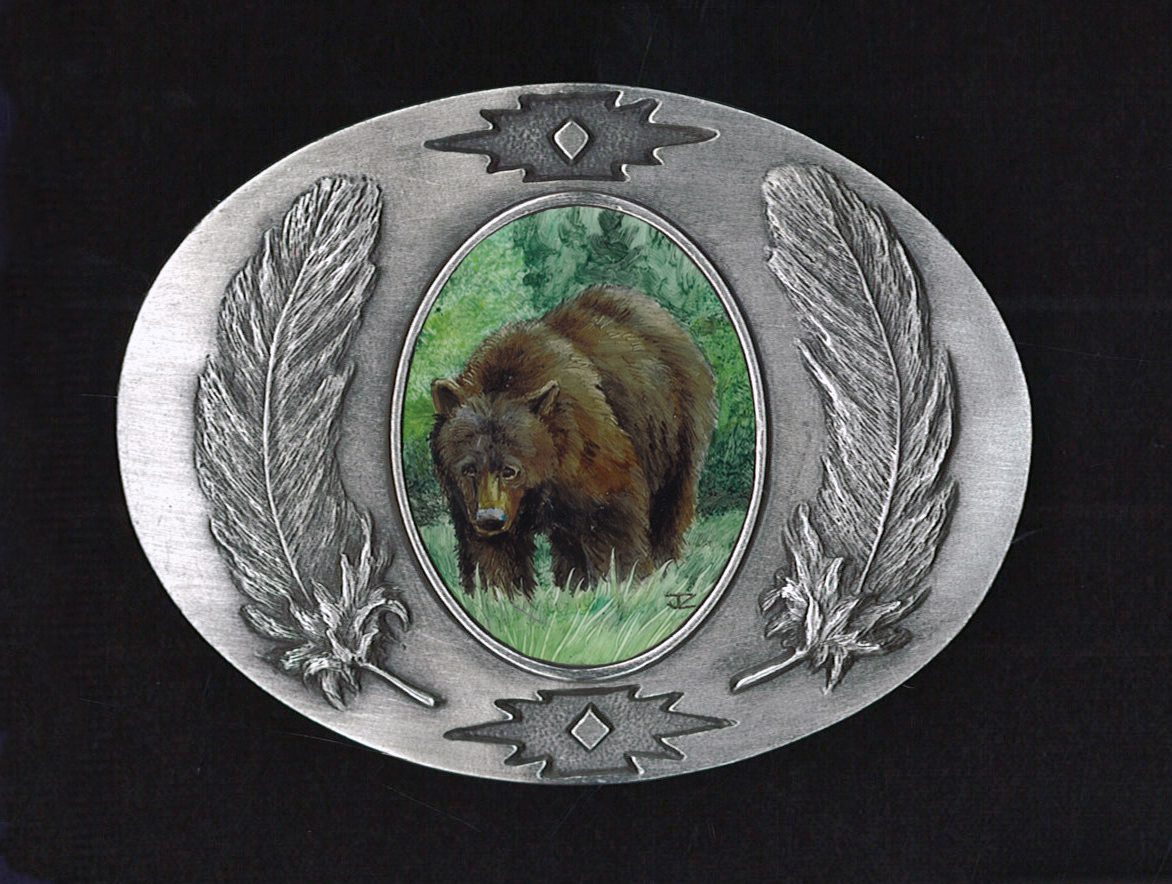 Brown Bear - Feather Pewter