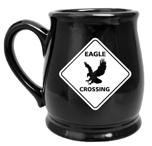 Eagle Crossing Sign Mug