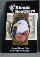 Eagle Head Money Clip bronze