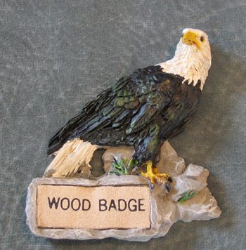 Eagle Wood Badge Magnet