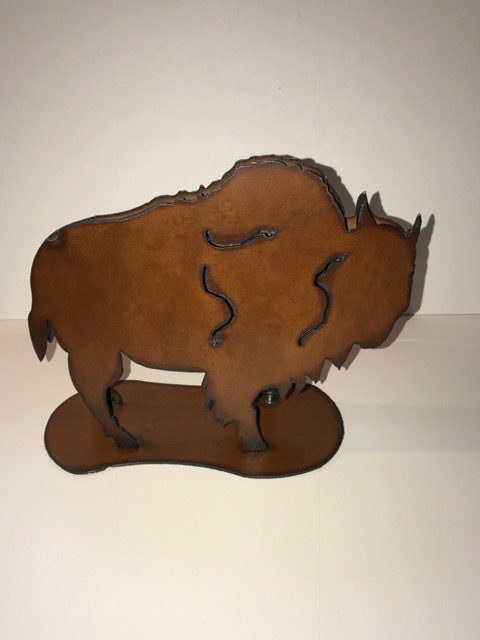Iron Buffalo Figurine