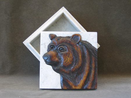 Marble Bear Box - Medium