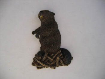 Wildlife Beaver Pin
