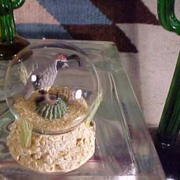 3" BOBWHITE SAND GLOBE