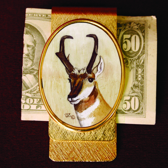 Wilderness buckle and Money clip empty