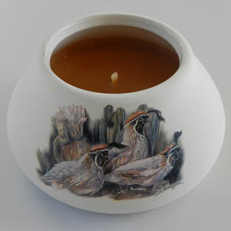 BOBWHITE SANDSTONE CANDLE