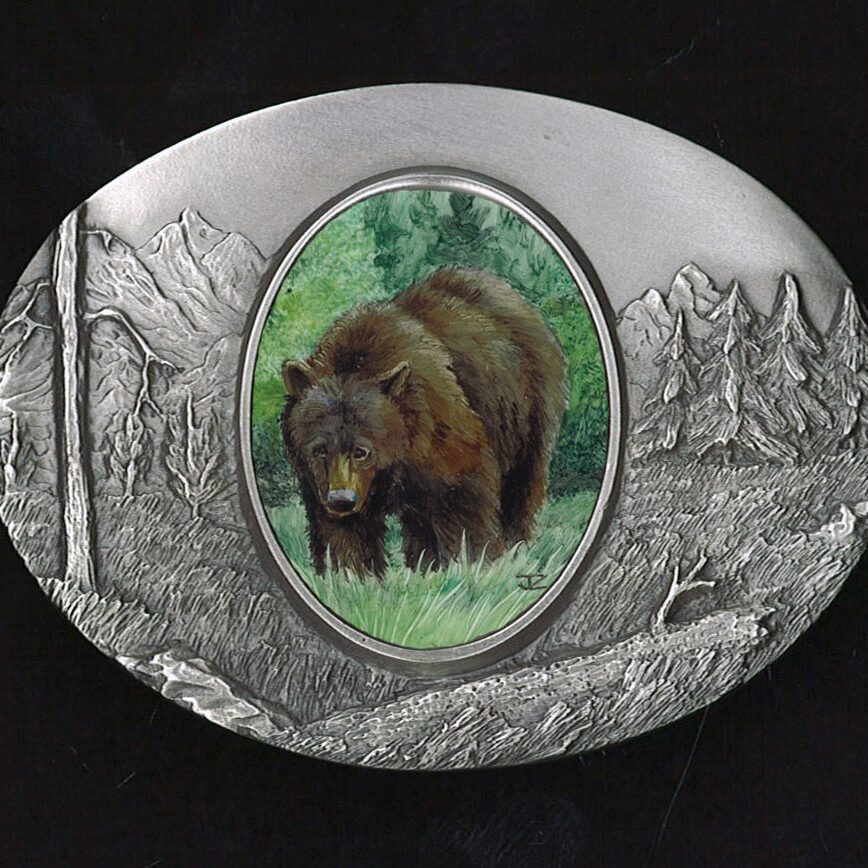 Brown Bear - Forest Pewter