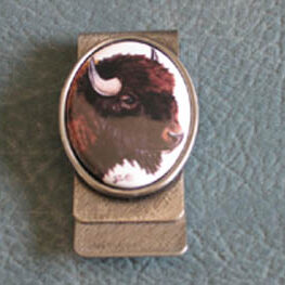 Buffalo Head Money Clip