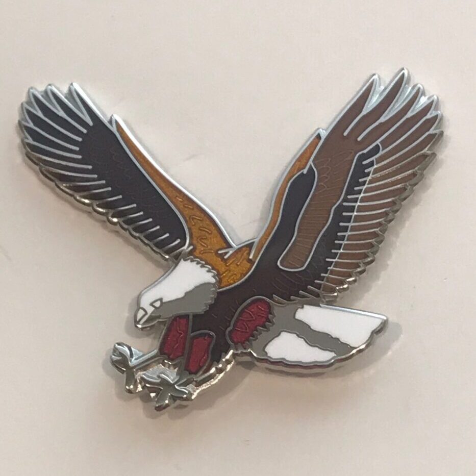 CLOISONNE EAGLE PIN - SMALL