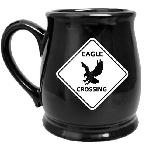 Eagle Crossing Sign Mug