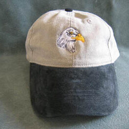 C. EAGLE HEAD HAT - (DARK BRIM)