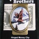 Eagle Money Clip Soaring Bronze