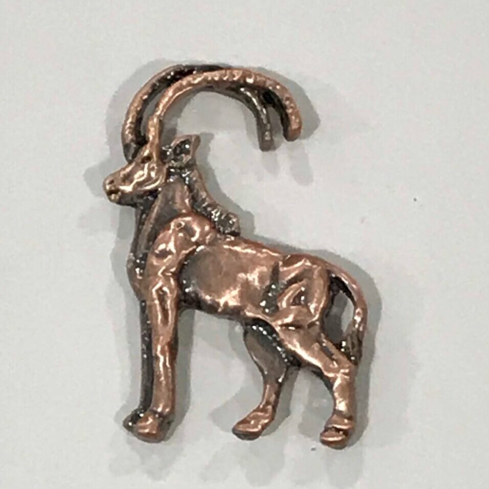 Full Body Sable Antelope Pin - Copper