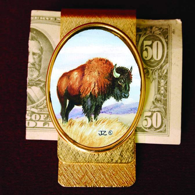 Wilderness buckle and Money clip empty