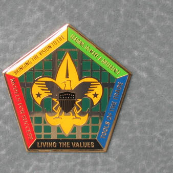 LV3 - 1 3/4" LIVING THE VALUES PIN