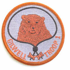 3″ ROUND BEAR PATCH