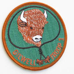 3" ROUND BUFFALO PATCH