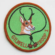 3" ROUND ANTELOPE PATCH