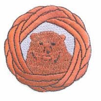 2" WOGGLE BEAR PATCH