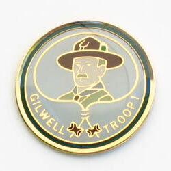 BP3 - BADEN POWELL PIN - ROUND