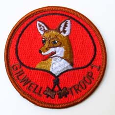 3" ROUND FOX PATCH