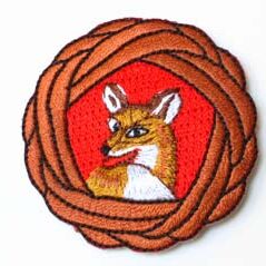 2" WOGGLE FOX PATCH