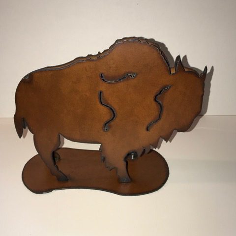 Iron Buffalo Figurine