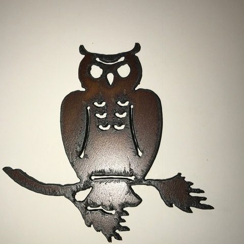 Iron Owl Magnet