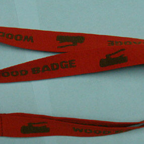 WOOD BADGE 3/4" LANYARD