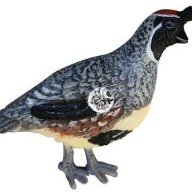 Magnetic Bobwhite Pin