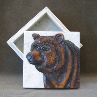 Marble Bear Box - Medium