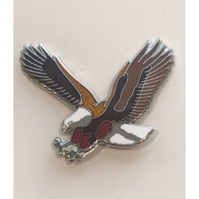 CLOISONNE EAGLE PIN - LARGE