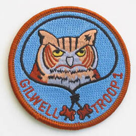 3″ ROUND OWL PATCH