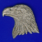 PEWTER EAGLE HEAD