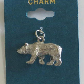 Pewter Bear Charm