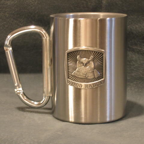 E. SIERRA MUG WITH OWL MEDALLION