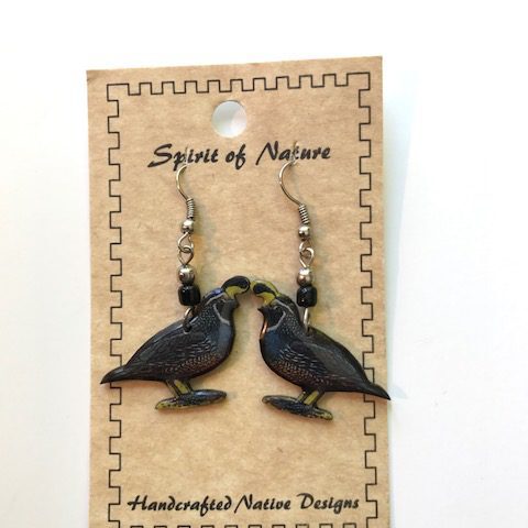 Spirit of Nature Bobwhite Earring 1