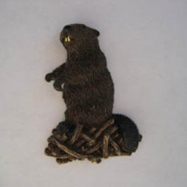 Wildlife Beaver Pin